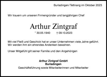 arthur zintgraf